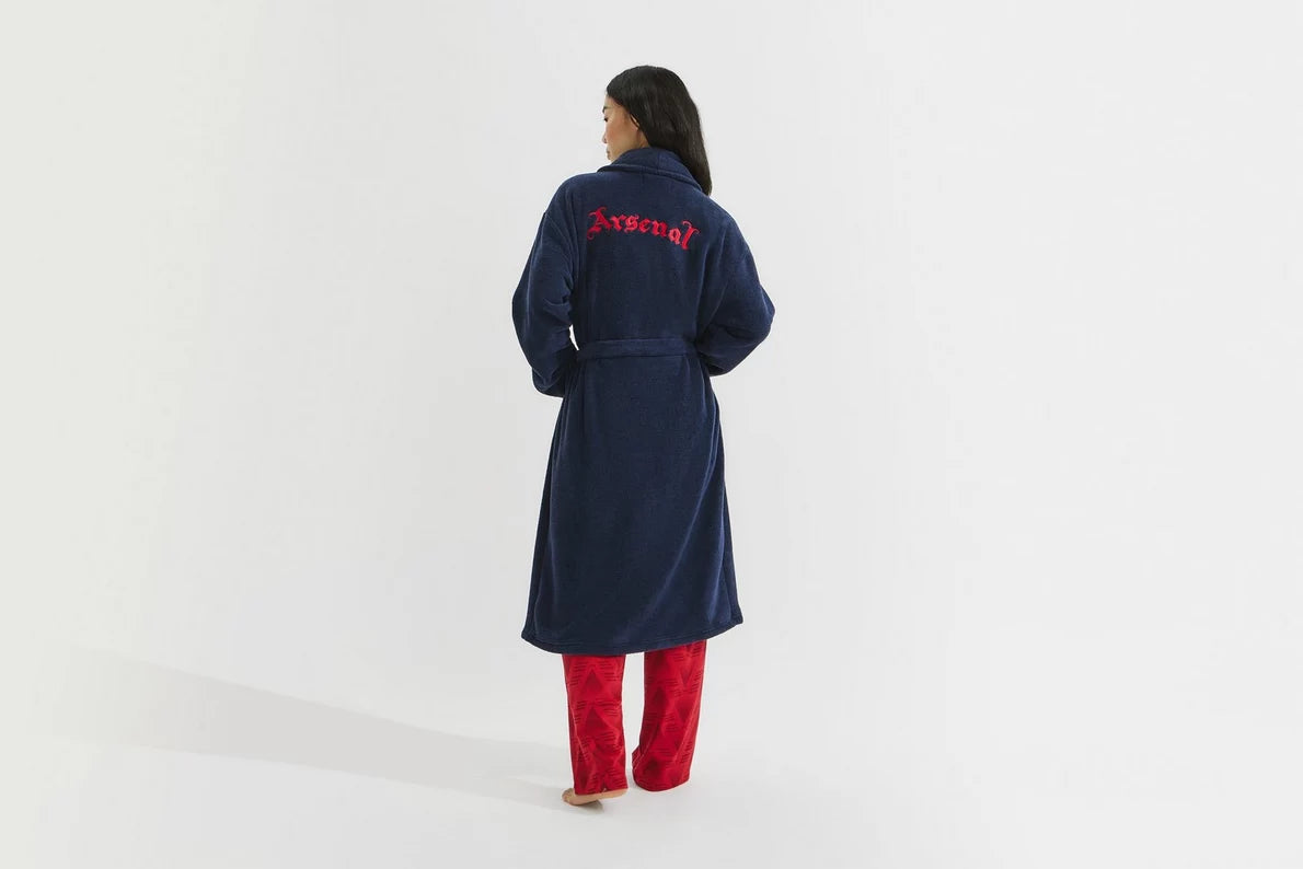 Arsenal Essentials Unisex Gothic Fleece Dressing Gown