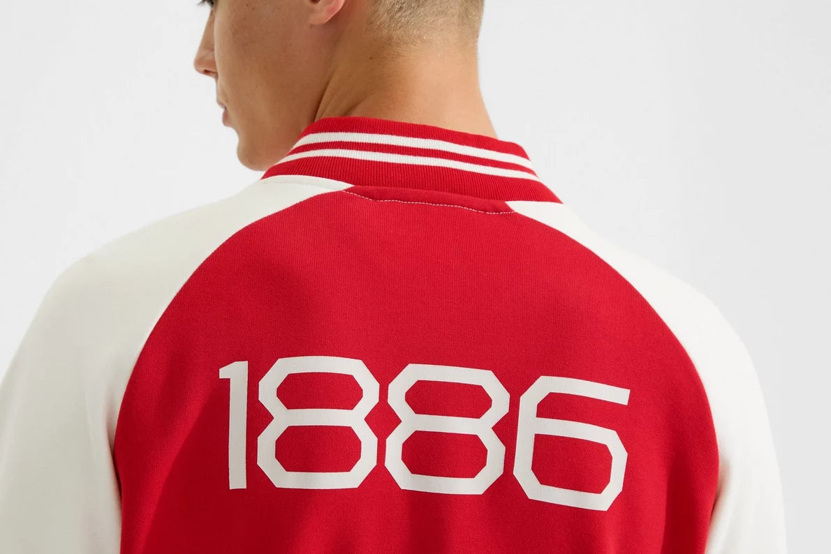 Arsenal Matchday Red 1886 Varsity Jacket
