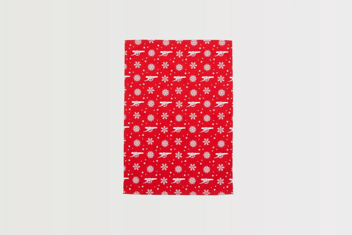 Arsenal Christmas Apron and Tea Towel Set