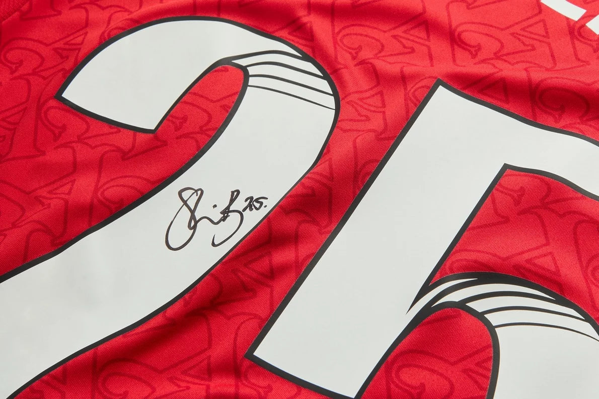 Arsenal 25/26 Home Boxed Signed Shirt BLACKSTENIUS