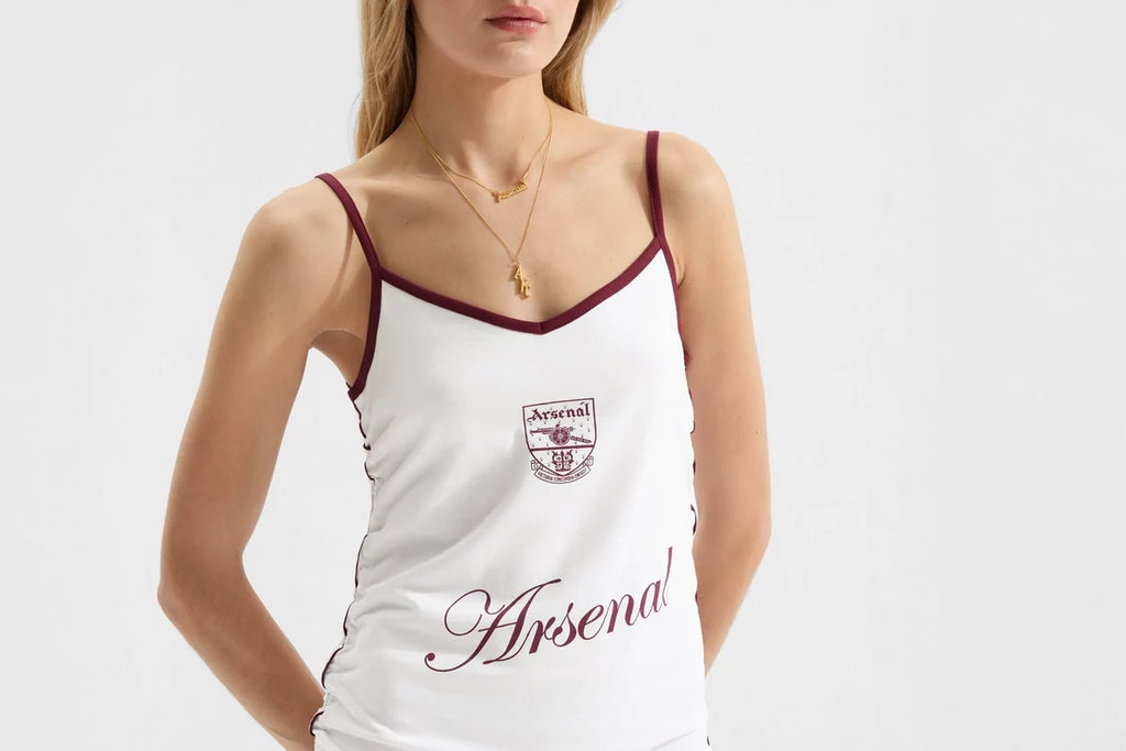 Arsenal AWFC Classics White Ruched Dress
