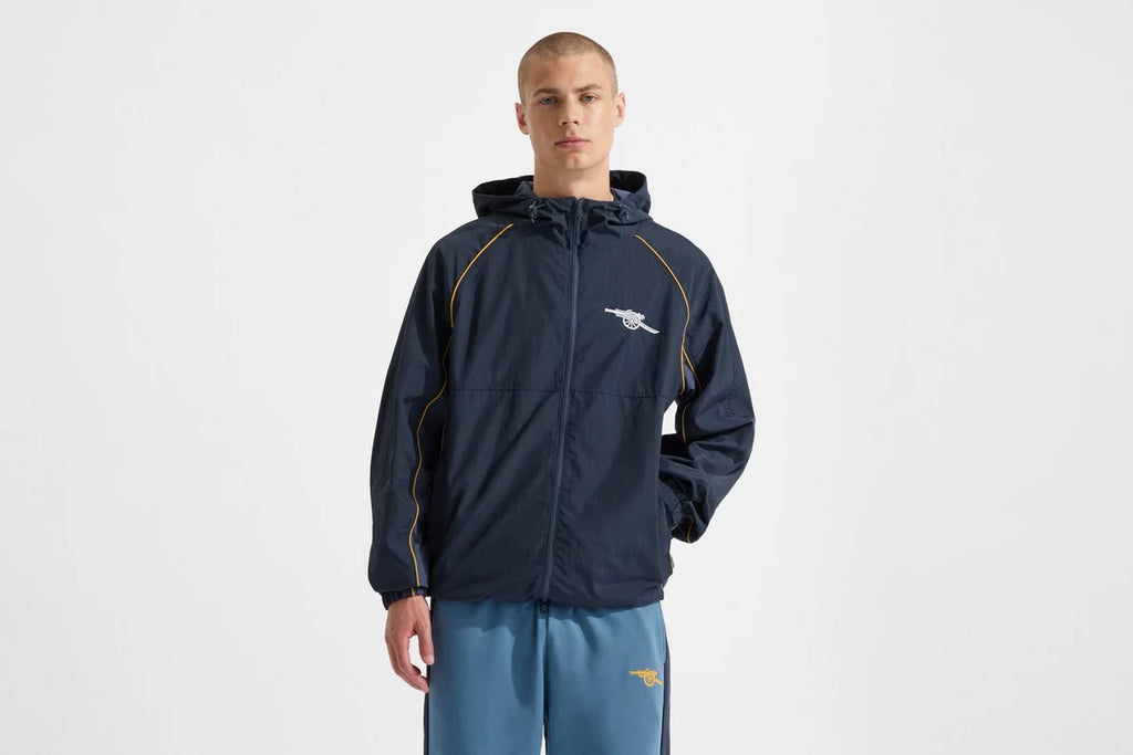 Arsenal Essentials Unisex Navy Windbreaker Jacket
