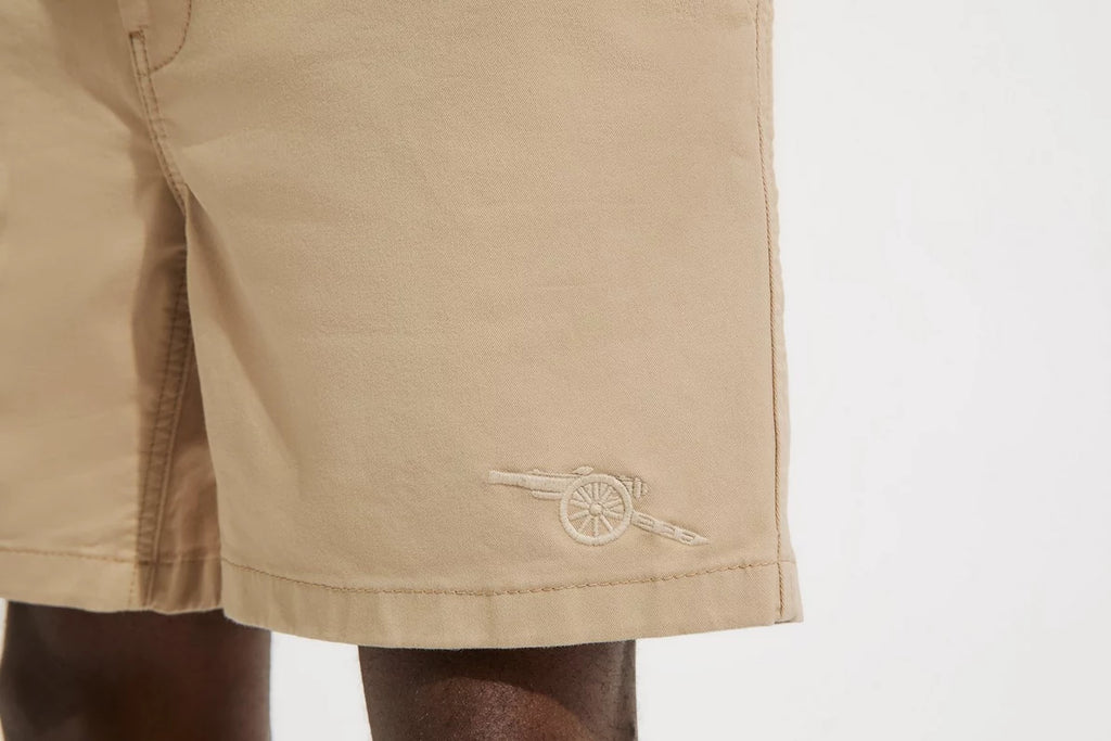 Arsenal Beige Cannon Cotton Shorts
