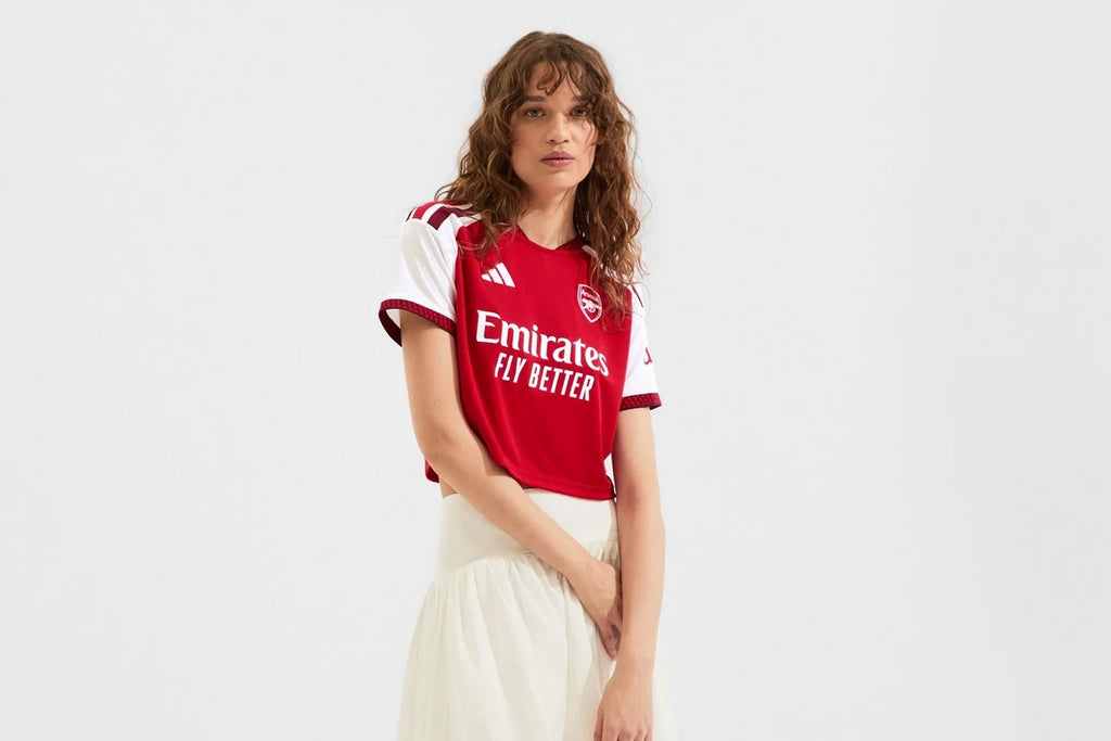 Arsenal adidas Womens 26/27 Home Crop Shirt