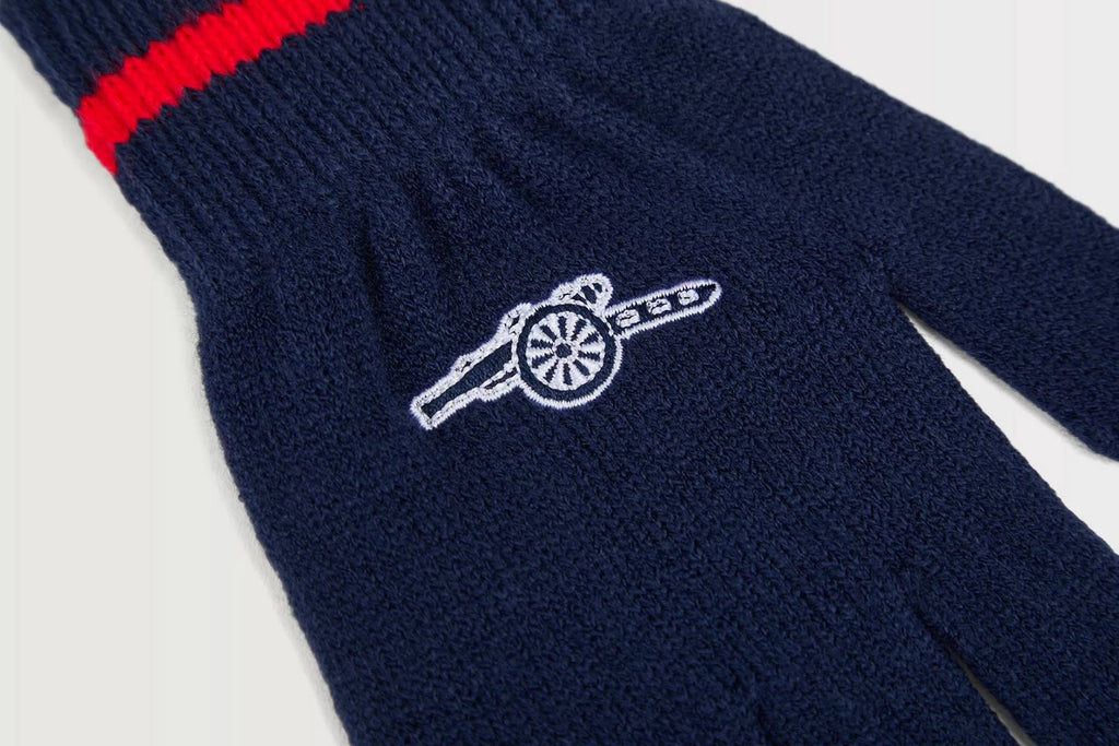 Arsenal Kids Navy Cannon Gloves