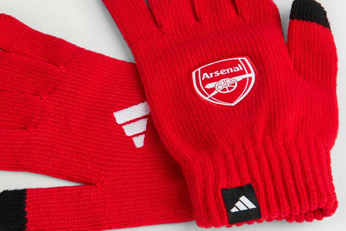 Arsenal adidas 26/27 Home Knitted Gloves
