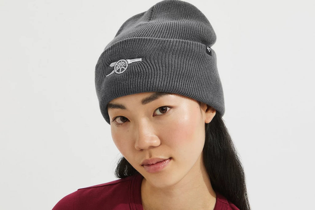 Arsenal 47 Grey Contrast Cannon Beanie