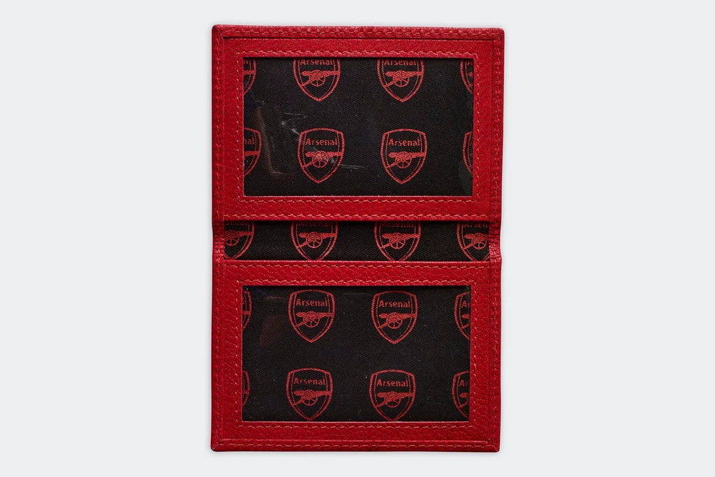 Arsenal Red Leather Card Holder