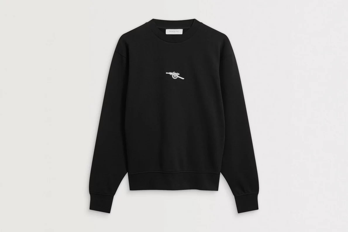 Arsenal Essentials Black Sweatshirt