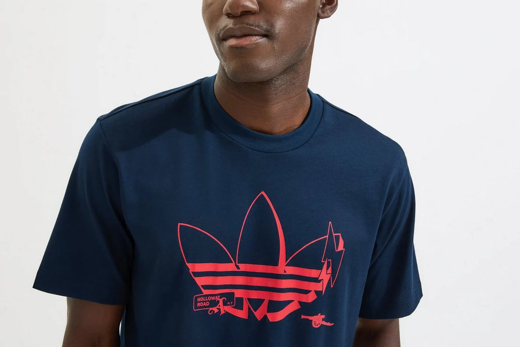 Arsenal adidas 25/26 Navy Graphic T-Shirt