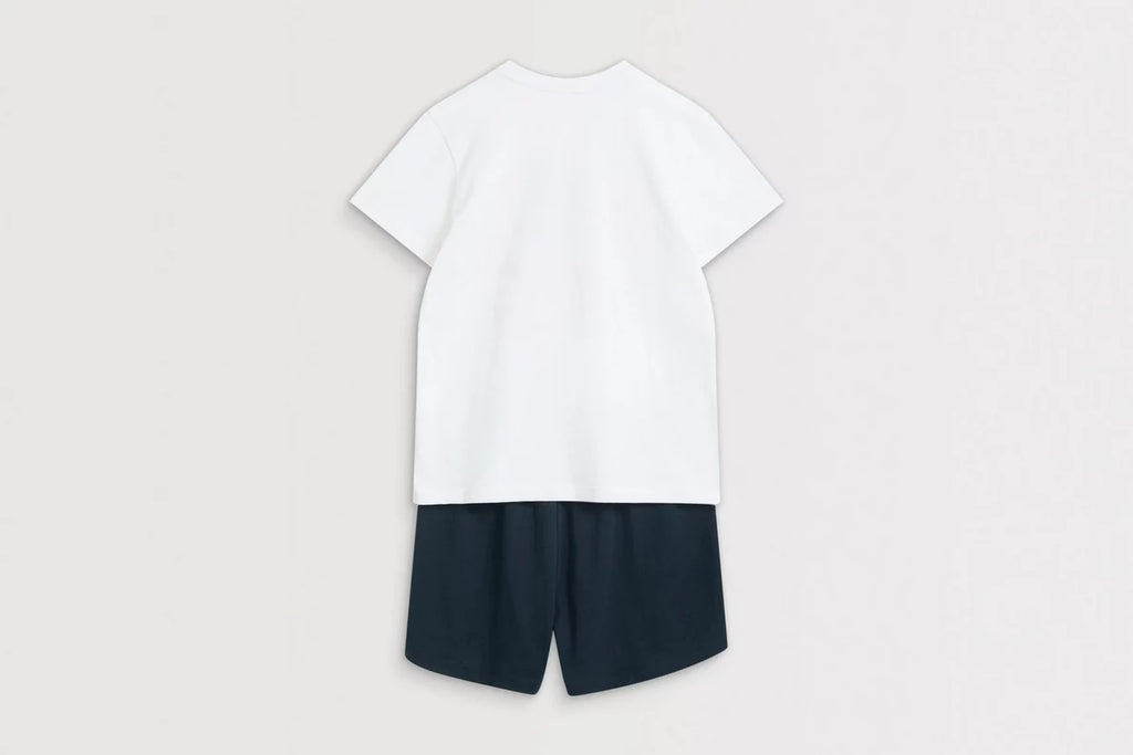 Arsenal Essentials Kids Navy Crest Pyjama Short Set