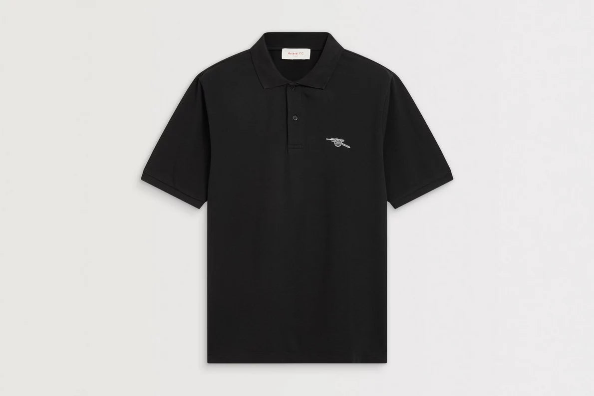 Arsenal Black Cannon Polo Shirt