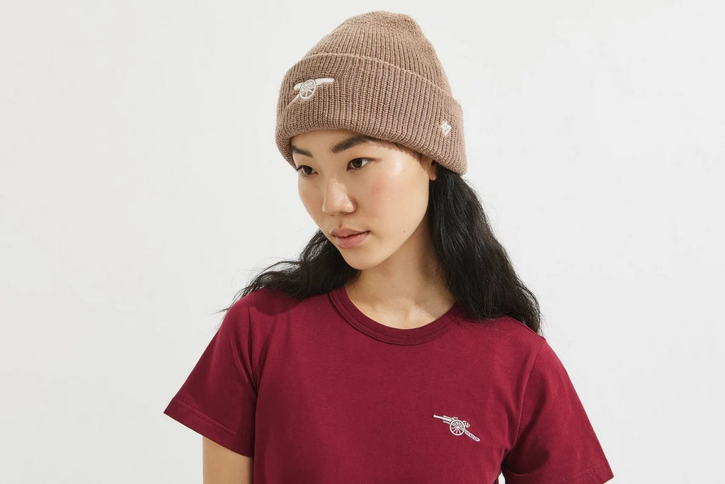 Arsenal 47 Beige Cuff Knit Beanie