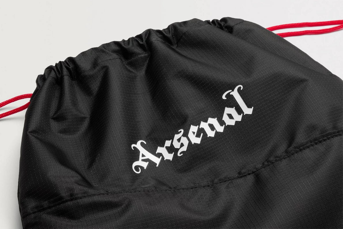 Arsenal Classics Black Drawstring Bag