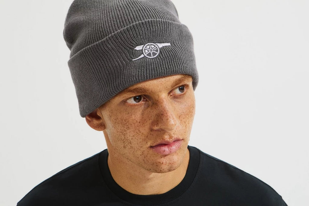 Arsenal 47 Grey Contrast Cannon Beanie