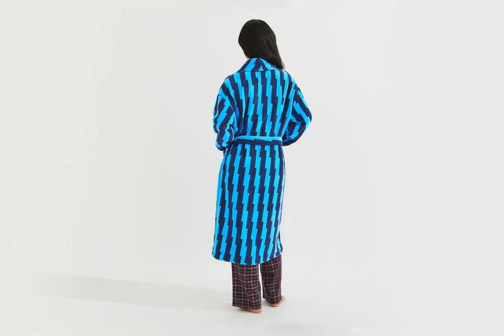 Arsenal Essentials Unisex Lightning Bolt Fleece Dressing Gown