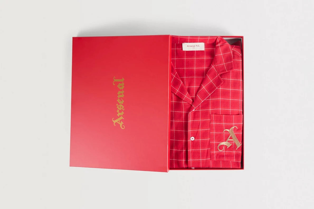 Arsenal Womens Classics Check Pyjama Set