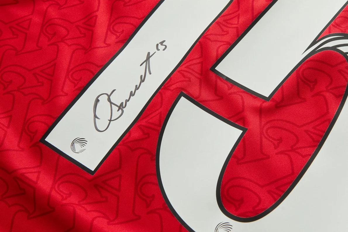 Arsenal 25/26 Home Boxed Signed Shirt SMITH