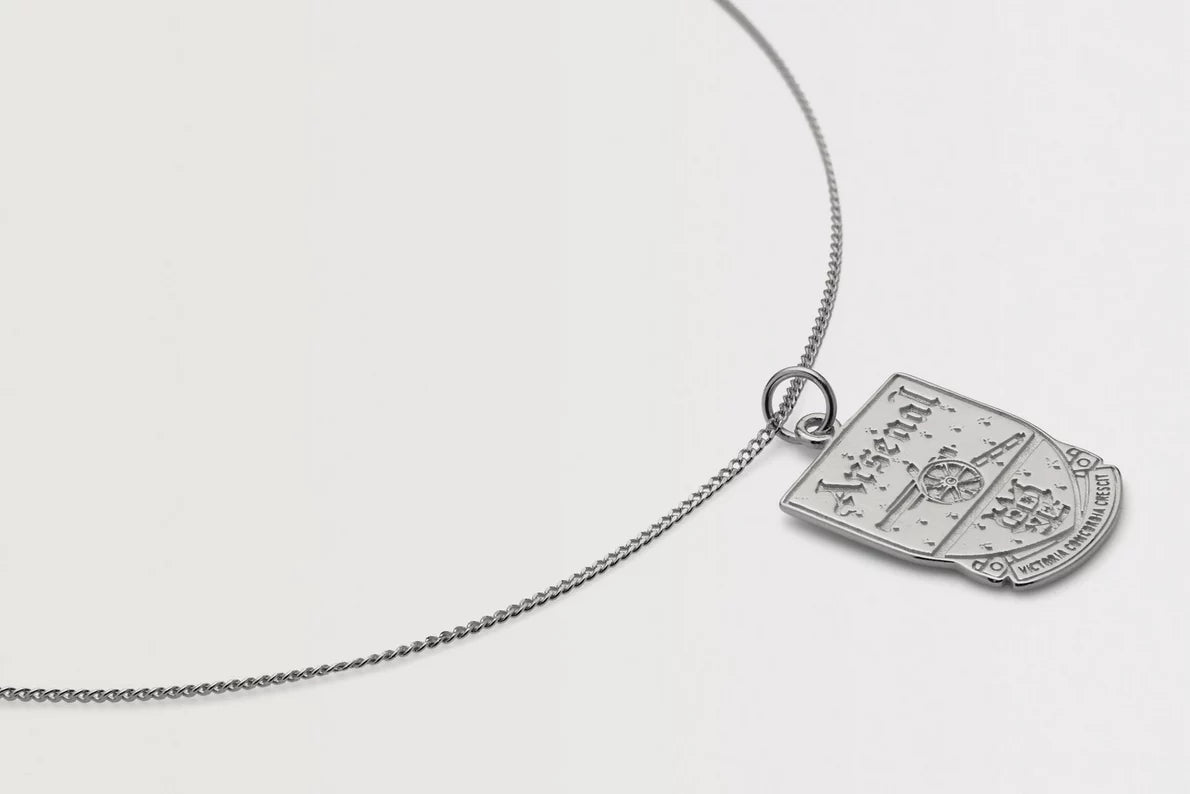 Arsenal Sterling Silver Crest Pendant
