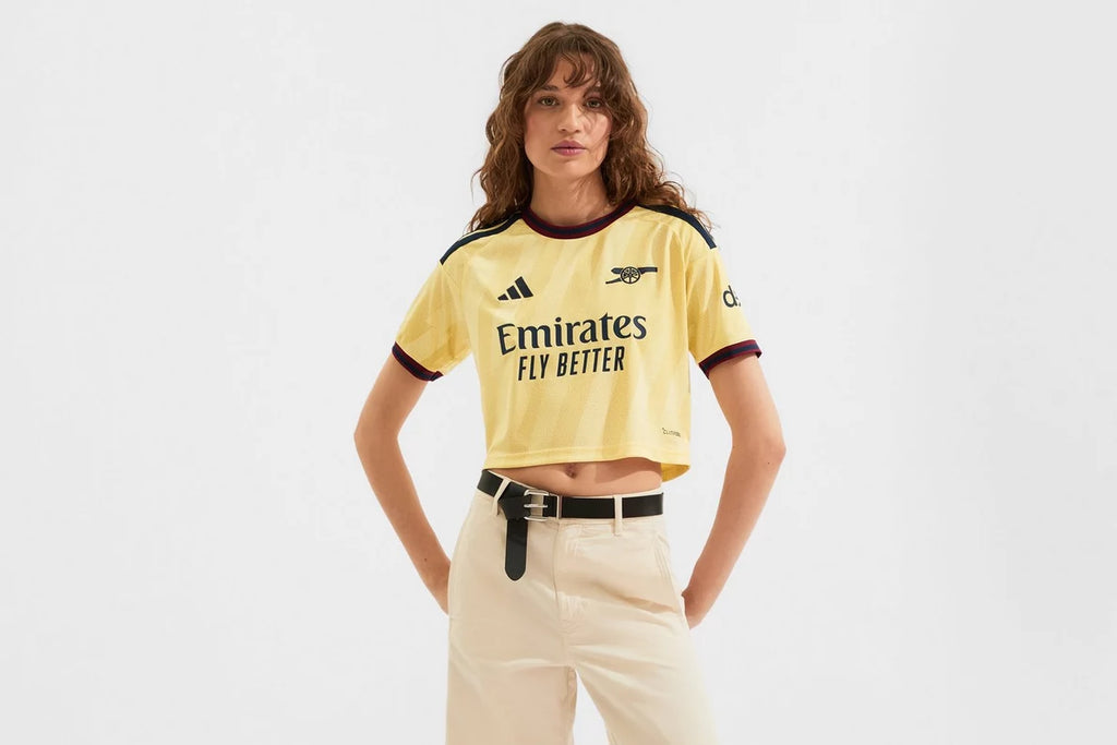 Arsenal adidas Womens Premier League Champions Crop Third Shirt