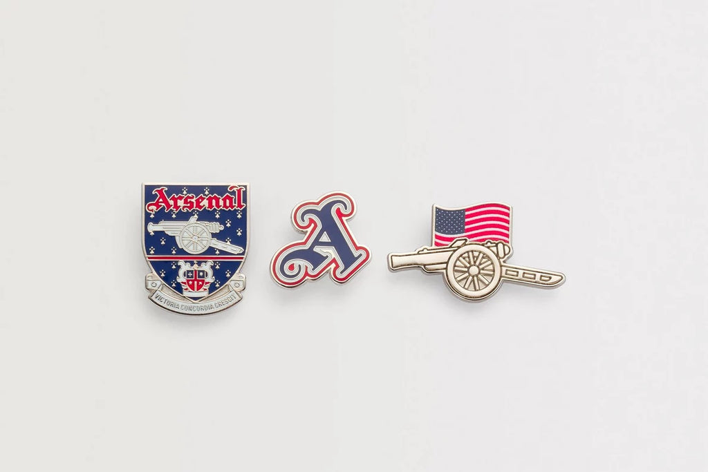 Arsenal Classics USA Navy Pin Badge Set