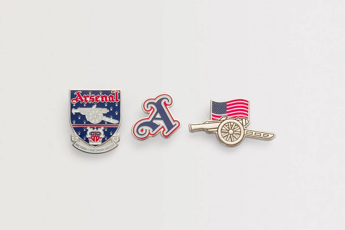 Arsenal Classics USA Navy Pin Badge Set