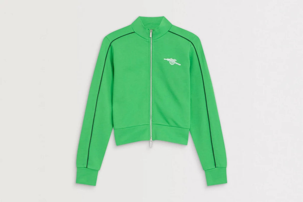 Arsenal Womens Essentials Green Zip Jacket