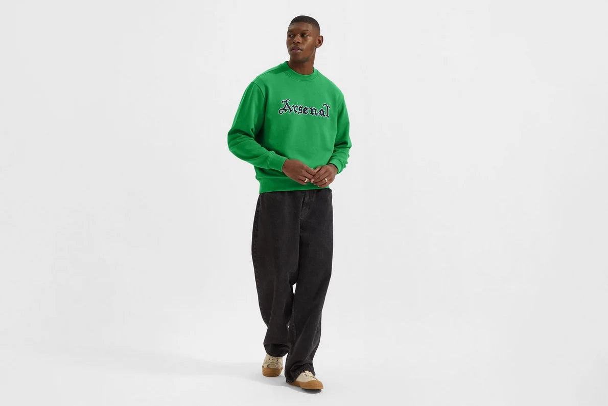 Arsenal Classics Unisex Gothic Green Crew Sweatshirt