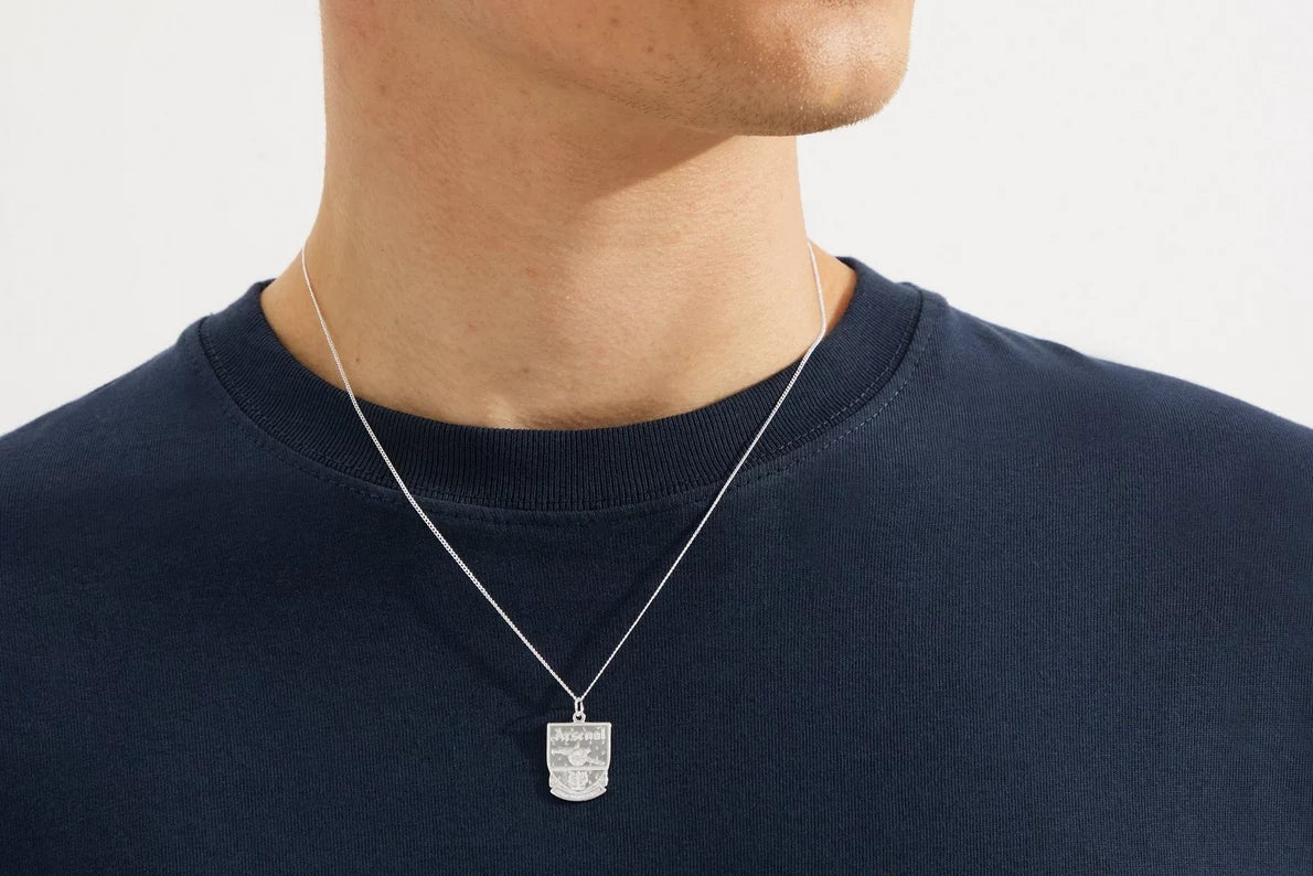 Arsenal Sterling Silver Crest Pendant