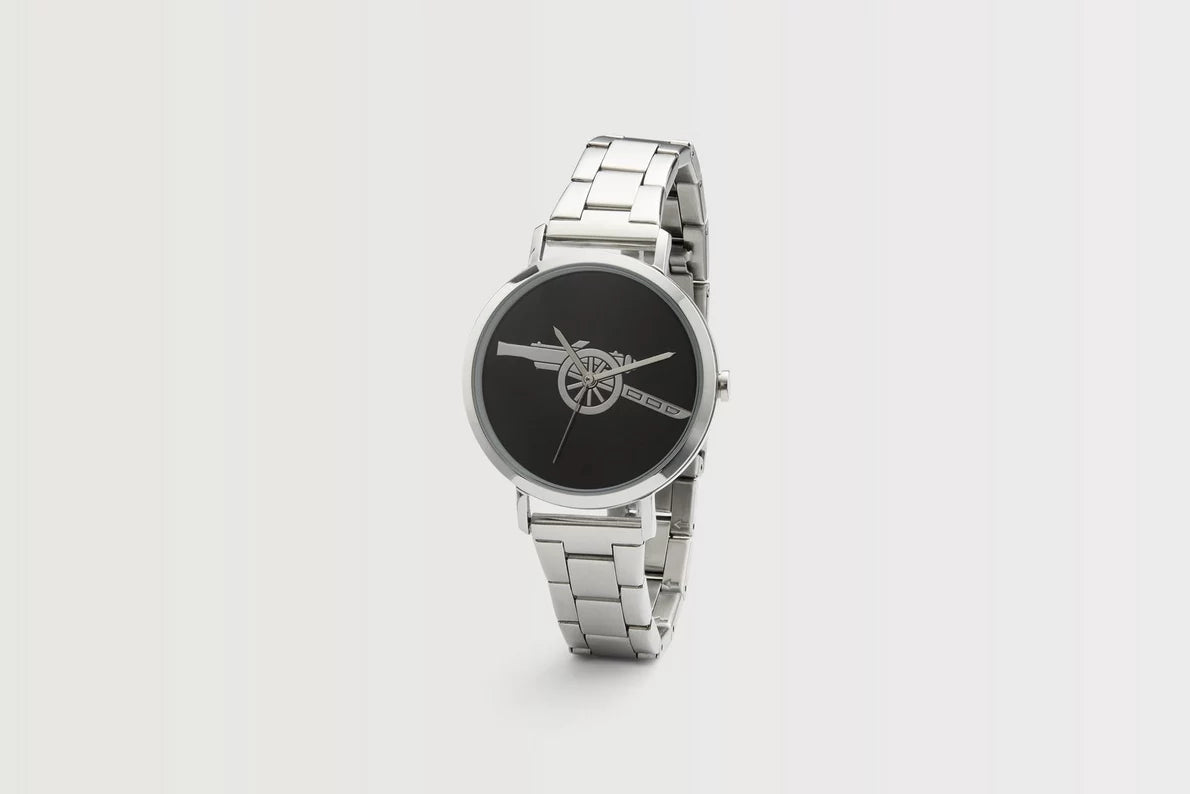 Arsenal Silver Retro Cannon Watch