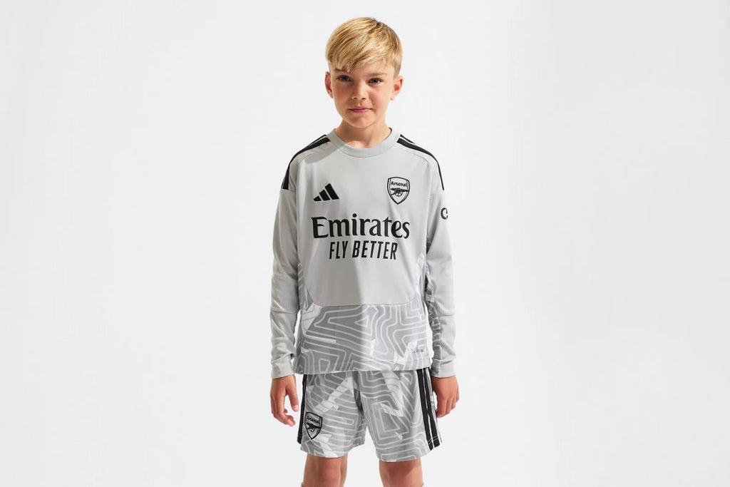Arsenal adidas Kids 26/27 Long Sleeved Home Goalkeeper Shirt