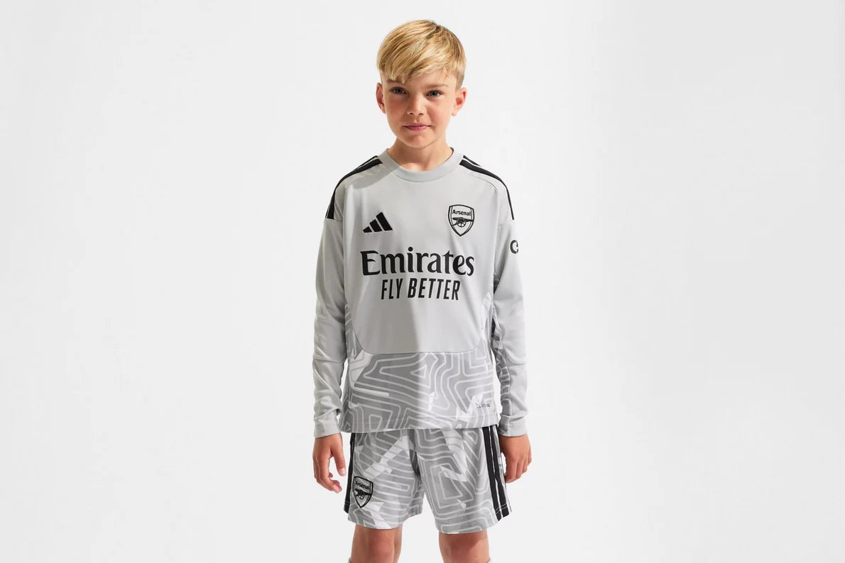 Arsenal adidas Kids 26/27 Long Sleeved Home Goalkeeper Shirt