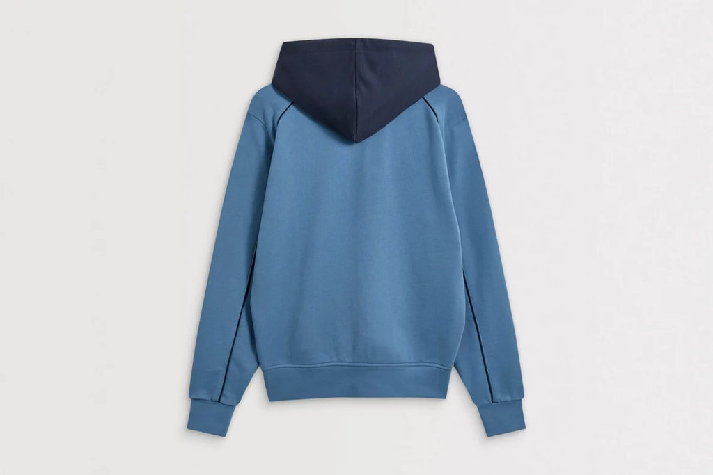 Arsenal Essentials Unisex Contrast Navy Zip Hoodie