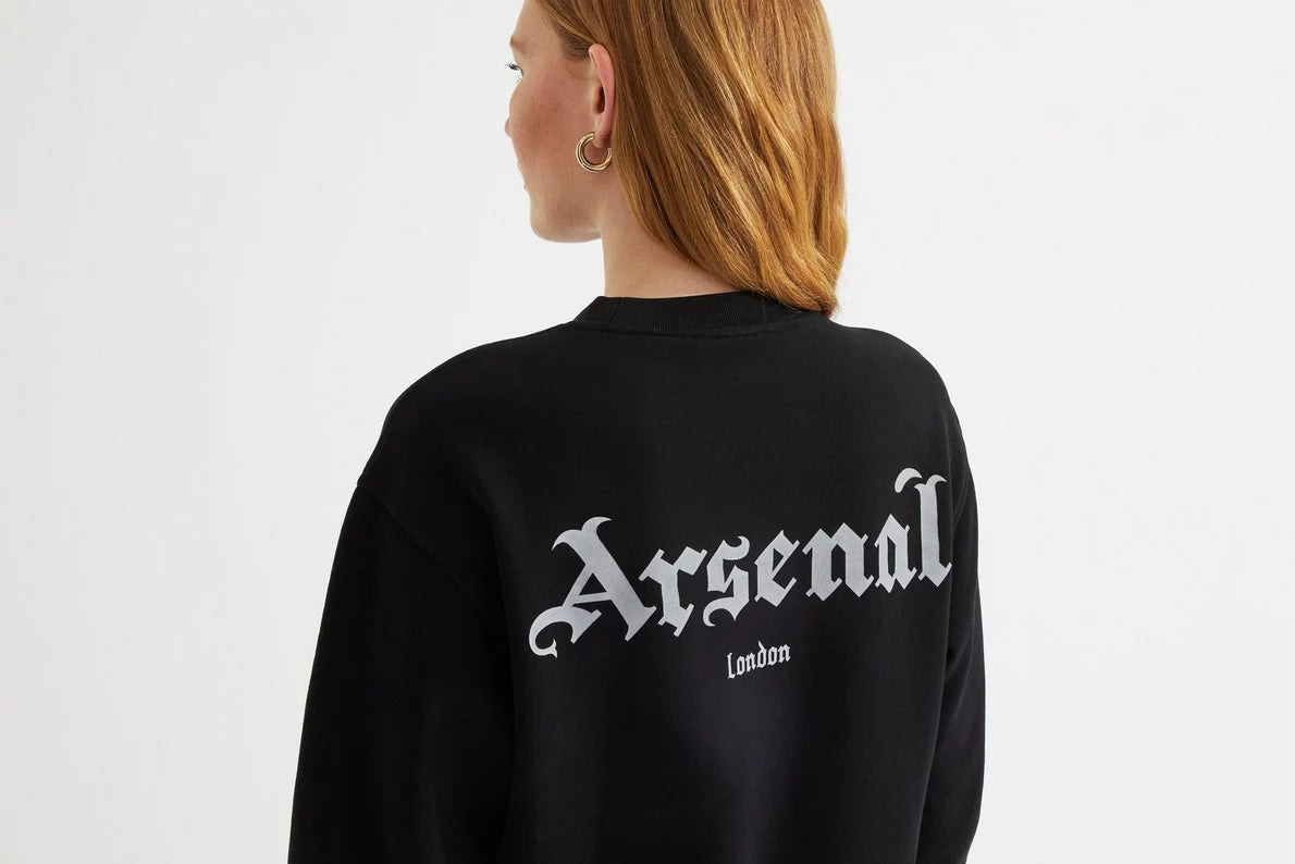 Arsenal Womens Black Concordia Sweatshirt