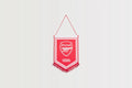 Arsenal Red Crest Pennant