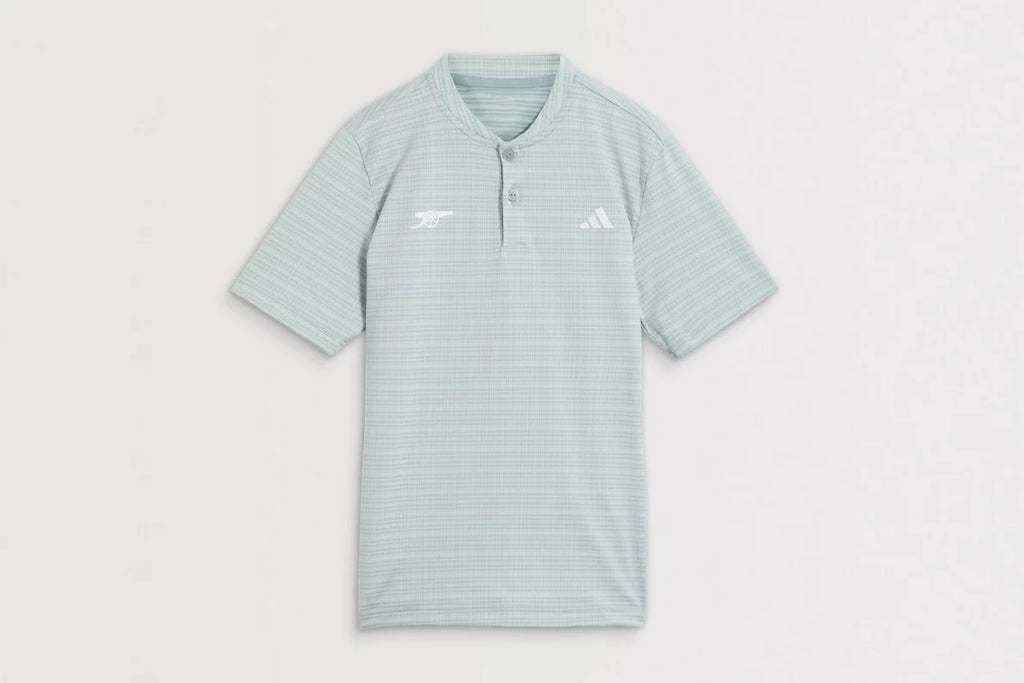 Arsenal adidas Kids Golf Striped Polo Shirt