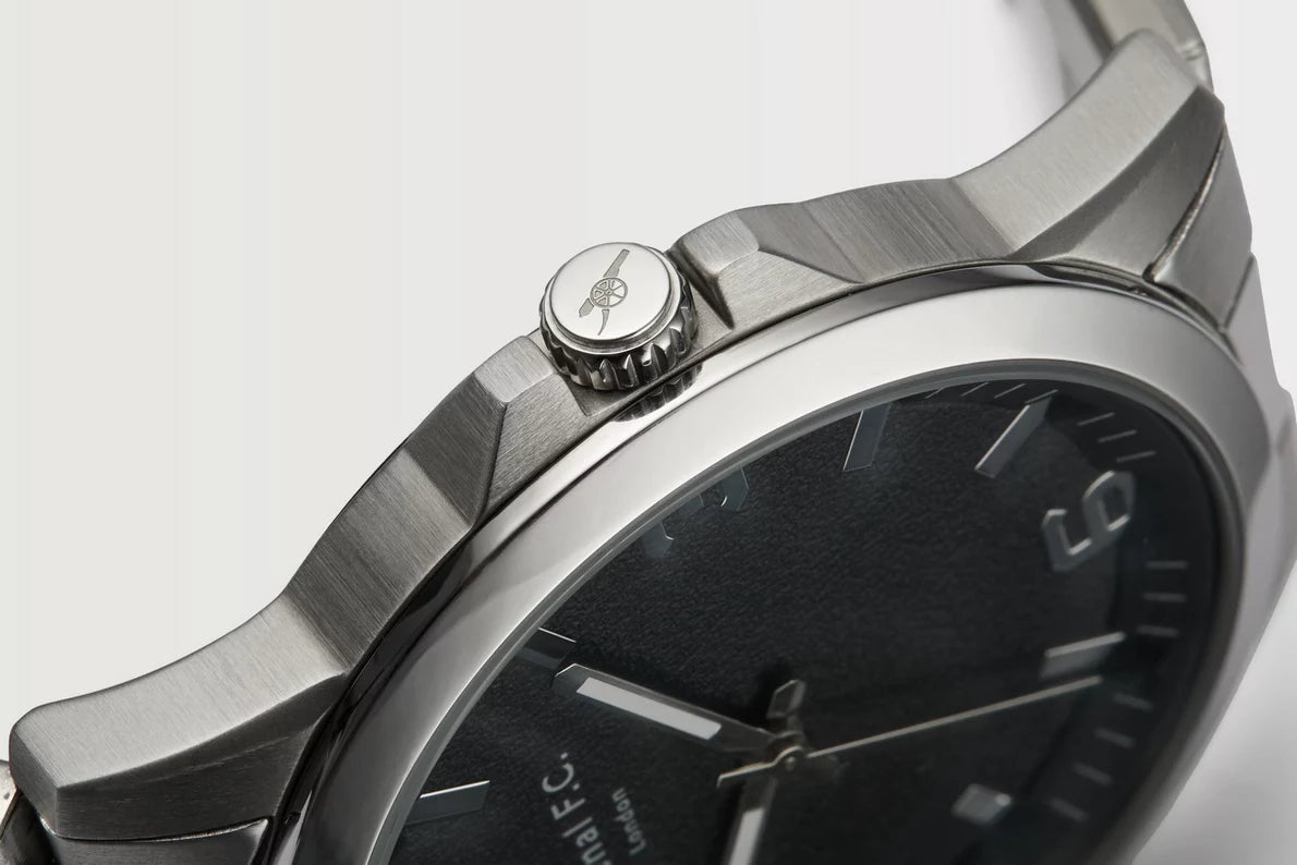 Arsenal Silver Gunmetal Watch