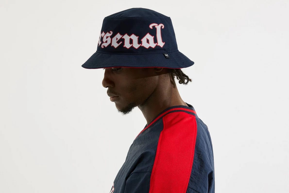 Arsenal 47 Navy Gothic Bucket Hat