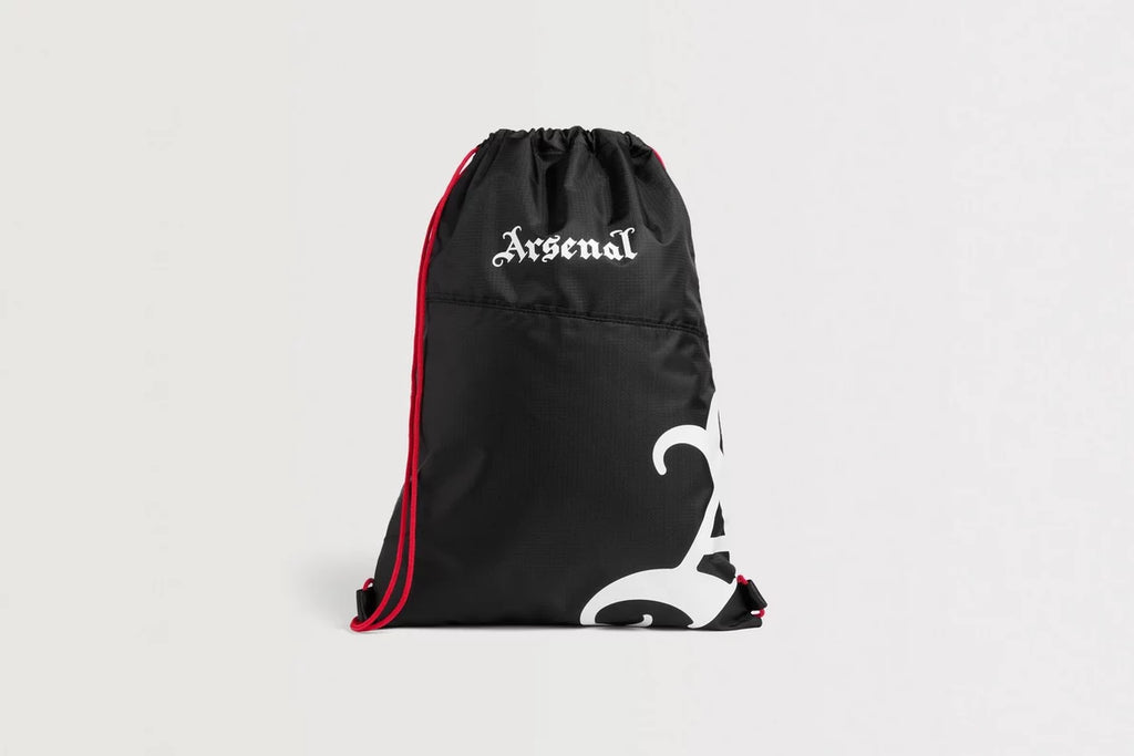 Arsenal Classics Black Drawstring Bag