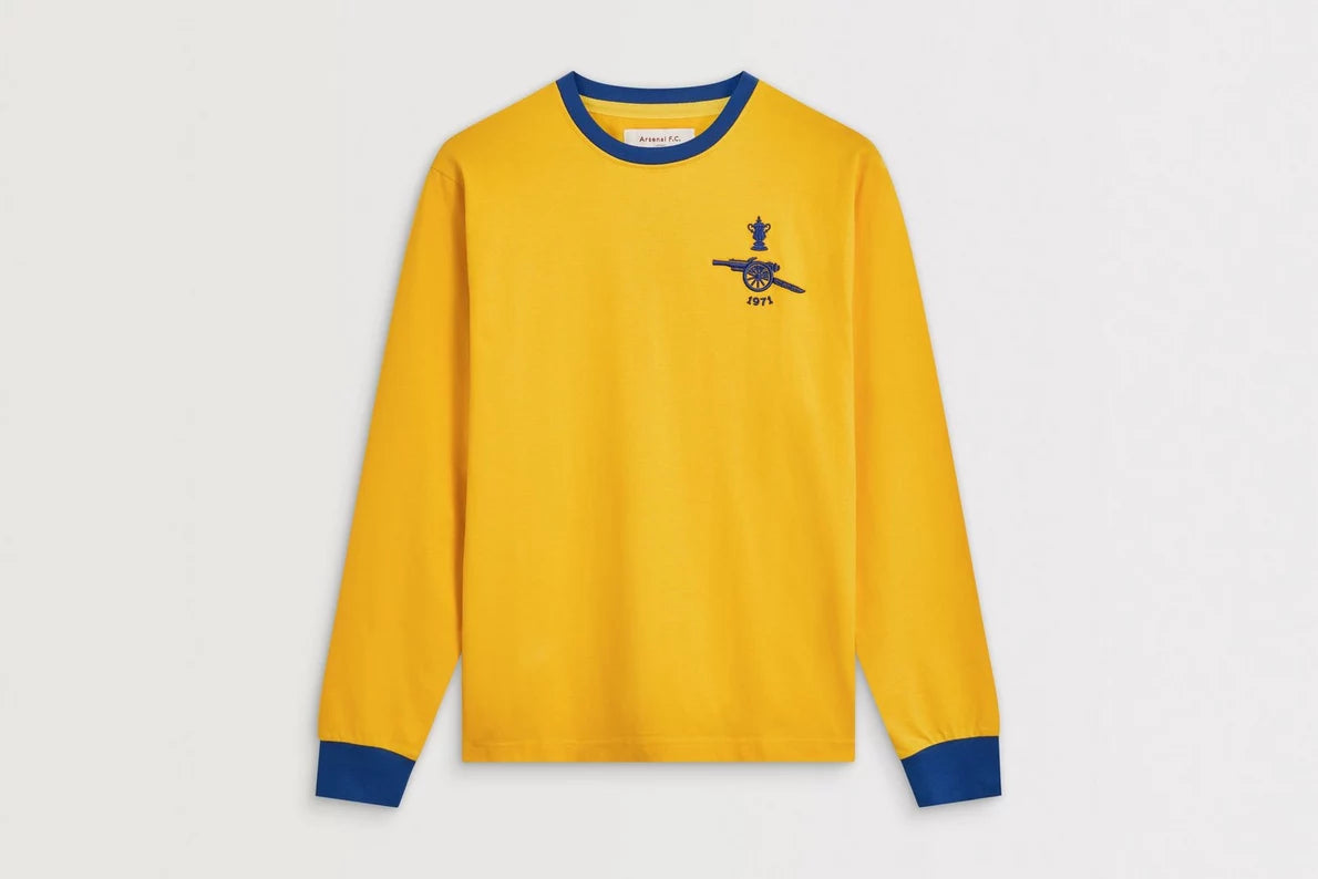 Arsenal Classics 1971 FA Cup Long Sleeved Away Shirt