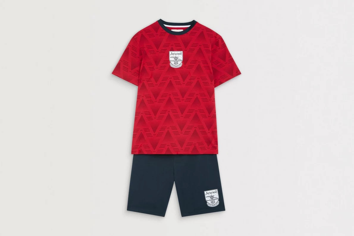 Arsenal Classics Red Bruised Banana Pyjama Short Set