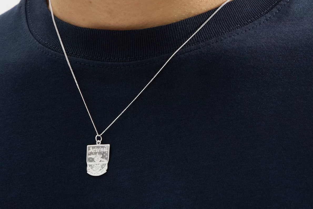 Arsenal Sterling Silver Crest Pendant