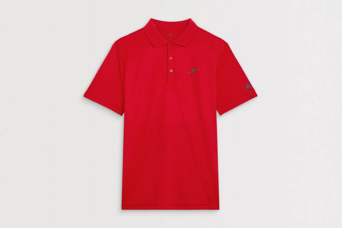 Arsenal adidas Golf Red Performance Polo Shirt