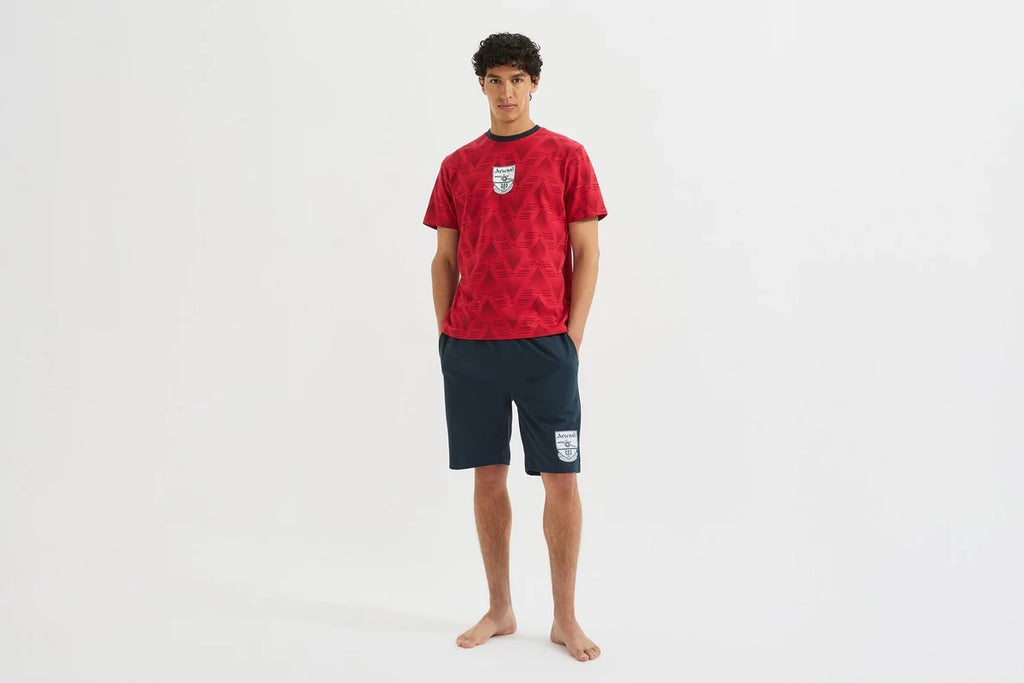 Arsenal Classics Red Bruised Banana Pyjama Short Set