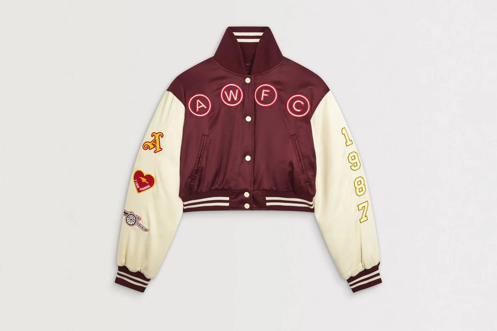 Arsenal AWFC Classics Cropped Bomber Jacket