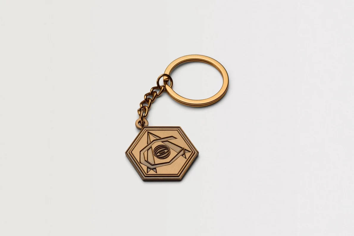 Arsenal Art Deco Keyring
