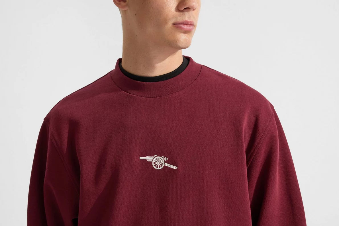 Arsenal Essentials Burgundy Sweatshirt
