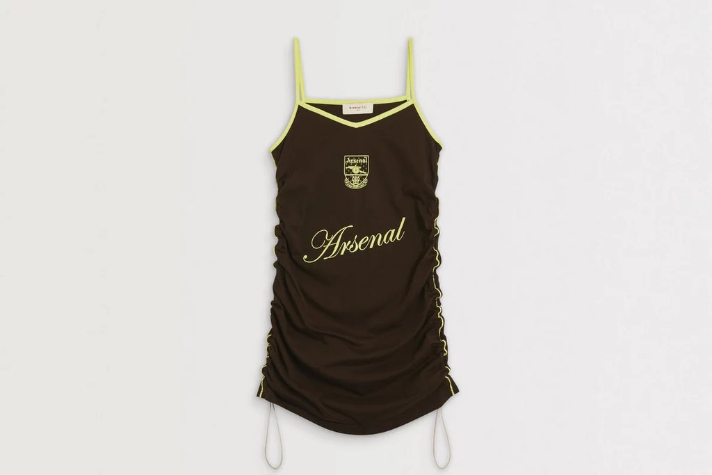 Arsenal AWFC Classics Brown Ruched Dress
