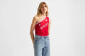 Arsenal AWFC Classics Red Off Set One Shoulder Top