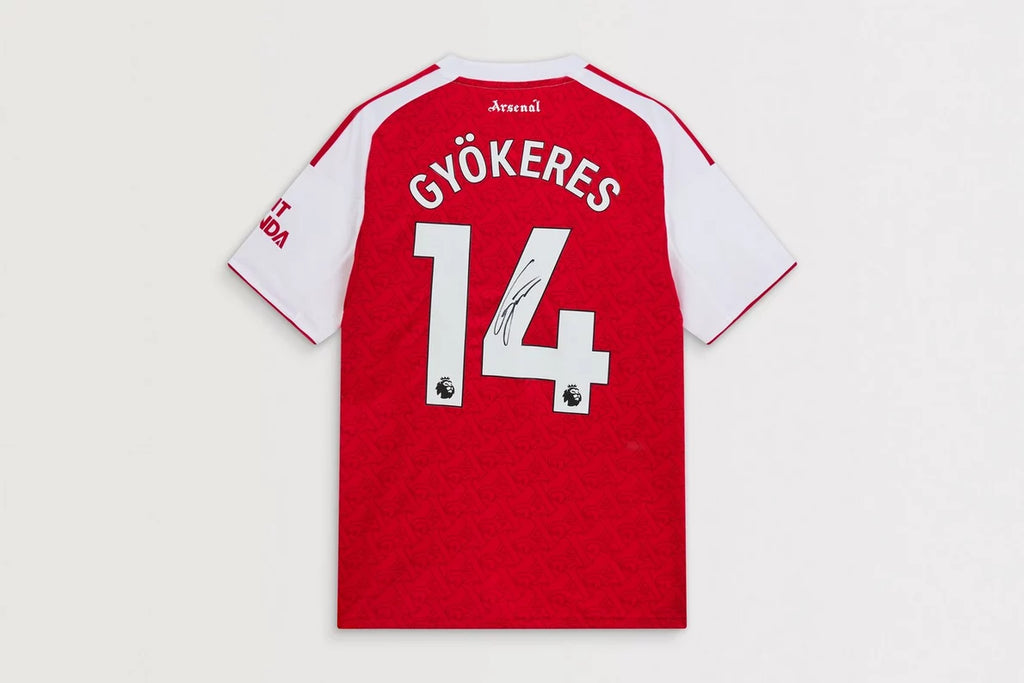 Arsenal 25/26 Home Boxed Signed Shirt GYOKERES
